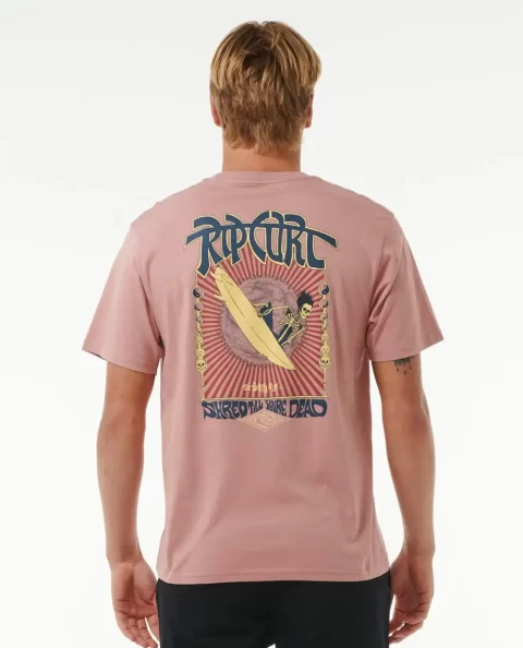 Mens Rip Curl Shorts Shred Till Dead Tee - Image 3