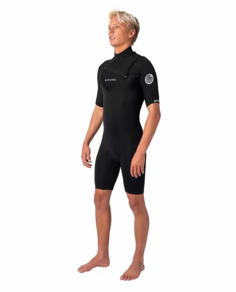 Mens Rip Curl Springsuits Dawn Patrol 2/2 Chest Zip Wetsuit Spring - Image 3