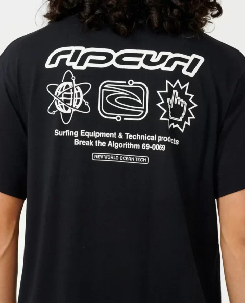 Mens Rip Curl Tees & Tanks Archive Super Computer Tee - Image 5