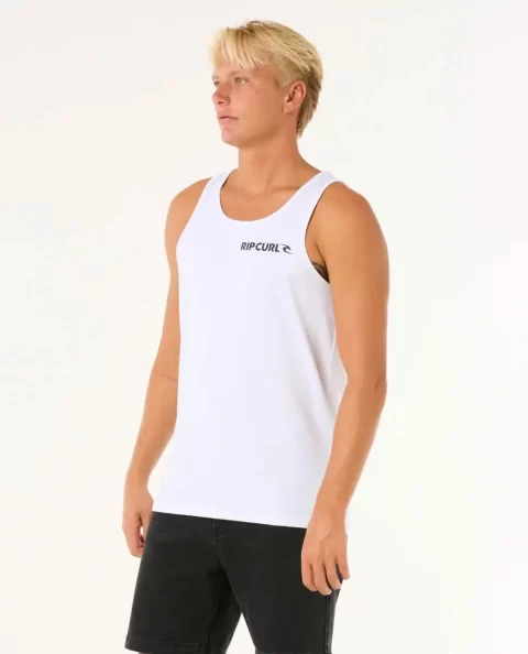 Mens Rip Curl Tees & Tanks Brand Icon Tank - Image 2
