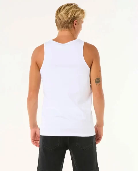 Mens Rip Curl Tees & Tanks Brand Icon Tank - Image 3