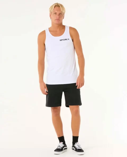 Mens Rip Curl Tees & Tanks Brand Icon Tank - Image 4