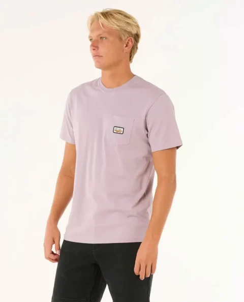 Mens Rip Curl Tees & Tanks Surf Paradise Badge Tee Update - Image 2