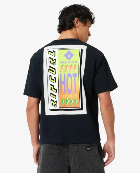 Mens Rip Curl X Abrand Hot Locals Tee Tees & Tanks - Image 4