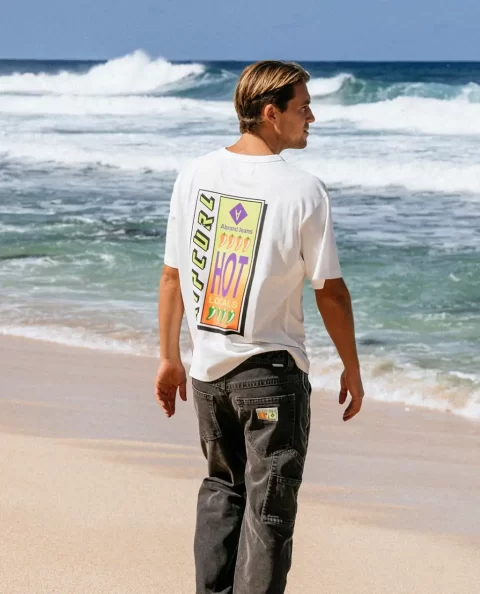 Mens Rip Curl X Abrand Hot Locals Tee Tees & Tanks