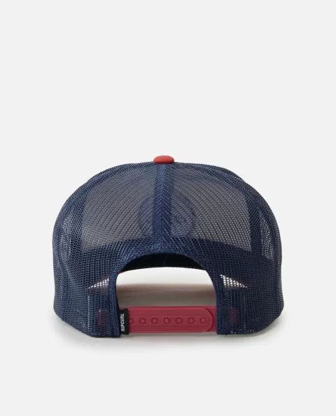 Mens Routine Curve Trucker Rip Curl Hats & Beanies - Image 3