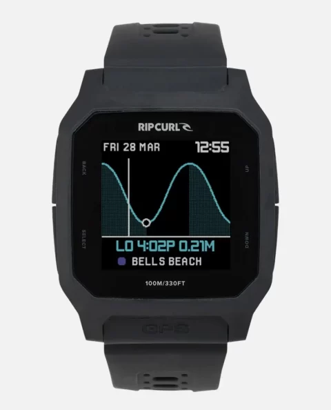 Mens Search Gps 3 Watch Surf & Tide Rip Curl