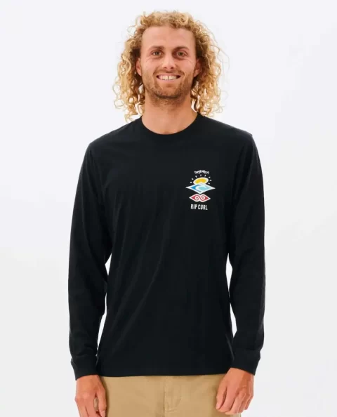 Mens Search Icon Long Sleeve Tee Tees & Tanks Rip Curl