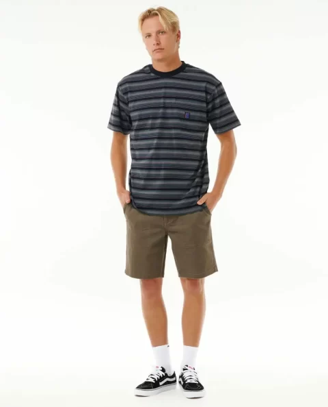 Mens Search Stripe Tee Rip Curl Tees & Tanks - Image 5