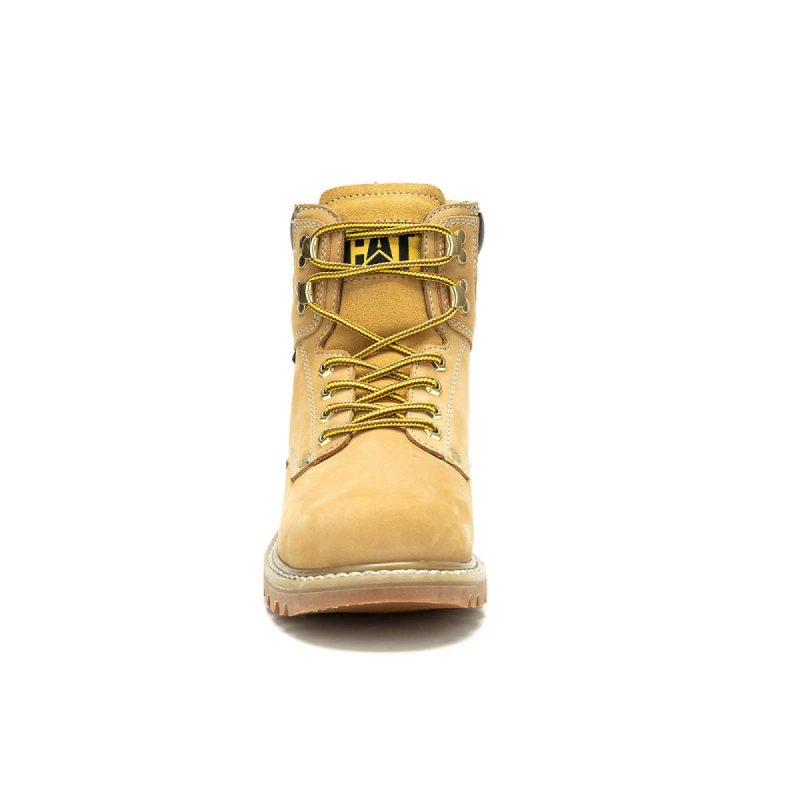 Men's Second Shift Waterproof Work Boot Men Honey Reset Boots Cat - Image 3
