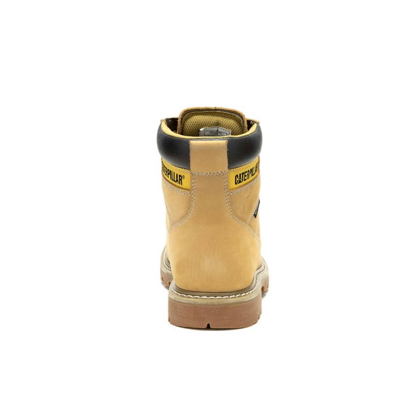 Men's Second Shift Waterproof Work Boot Men Honey Reset Boots Cat - Image 5