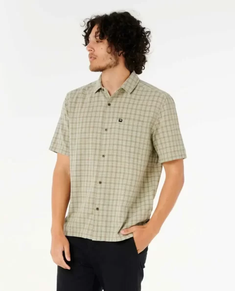 Mens Shirts & Flannels Classic Surf Check Short Sleeve Shirt Rip Curl - Image 3