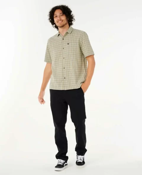 Mens Shirts & Flannels Classic Surf Check Short Sleeve Shirt Rip Curl - Image 4
