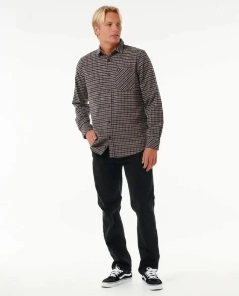 Mens Shirts & Flannels Rip Curl Classic Surf Checked In Flannel - Image 4