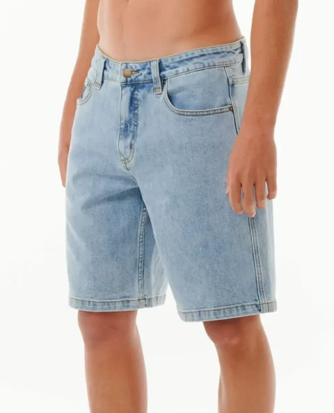 Mens Shorts Dosed 20" Denim Walkshort Rip Curl - Image 3