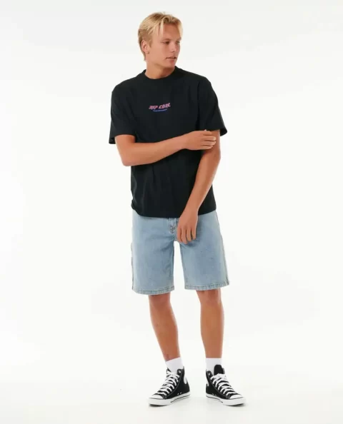 Mens Shorts Dosed 20" Denim Walkshort Rip Curl - Image 4