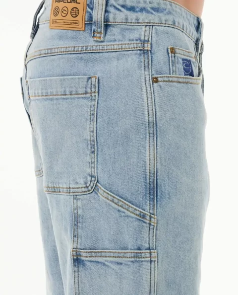 Mens Shorts Dosed 20" Denim Walkshort Rip Curl - Image 5