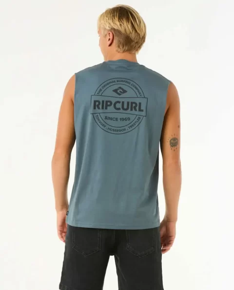 Mens Stapler Muscle Rip Curl Tees & Tanks - Image 3