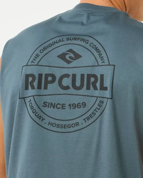 Mens Stapler Muscle Rip Curl Tees & Tanks - Image 5
