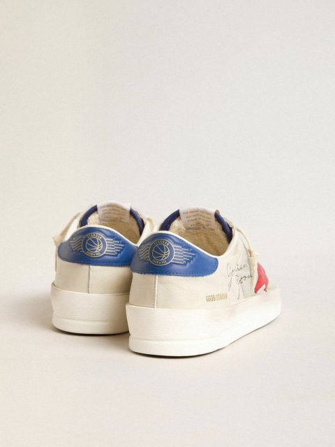 Men’s Stardan In Nylon With Red Suede Star And Blue Leather Heel Tab Stardan Golden Goose Men - Image 5