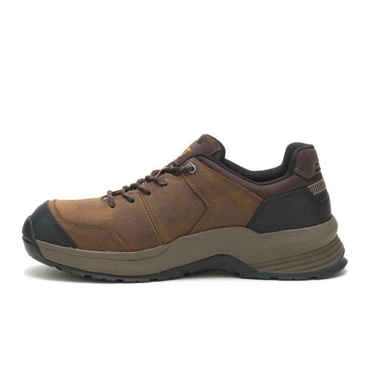 Men's Streamline 2.0 Leather Composite Toe Work Shoe Cat Shoes Clay Men - Image 3