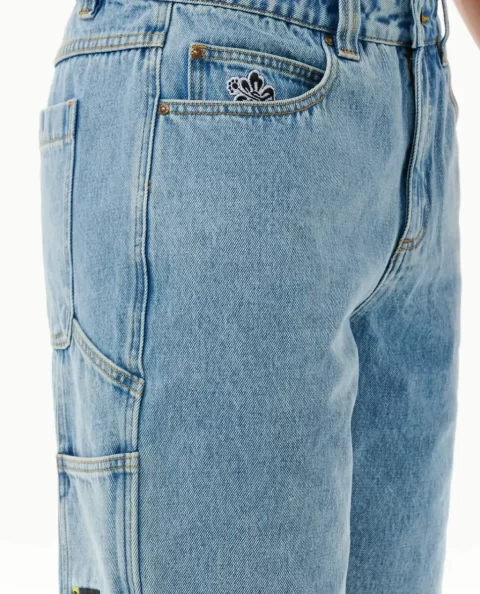 Mens Super Computer Denim Walkshort Shorts Rip Curl - Image 5