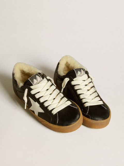 Men's Super-Star In Matelassé Nappa With Leather Star And Shearling Lining Golden Goose Super-Star Men - Image 2