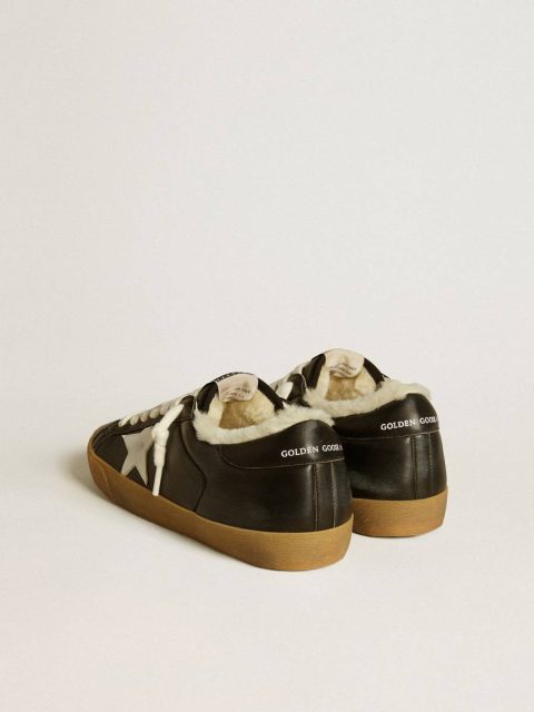 Men's Super-Star In Matelassé Nappa With Leather Star And Shearling Lining Golden Goose Super-Star Men - Image 4
