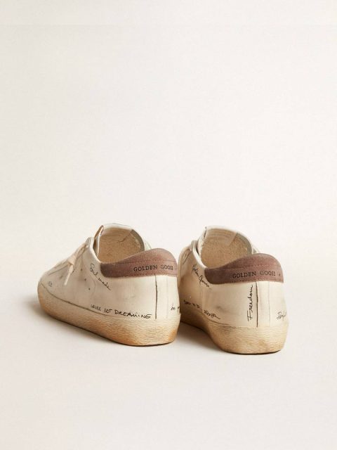 Men's Super-Star In Nappa Leather With Perforated Star And Suede Heel Tab Golden Goose Men Super-Star - Image 4