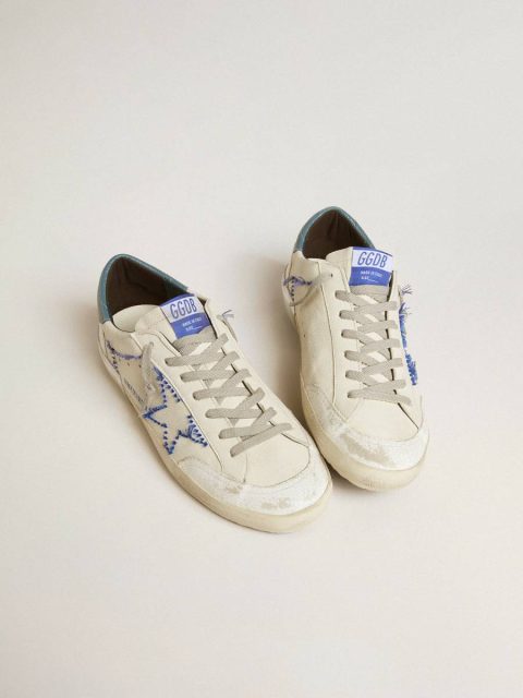 Men’s Super-Star Ltd In Nappa With Embroidered Star And Leather Heel Tab Super-Star Men Golden Goose - Image 2