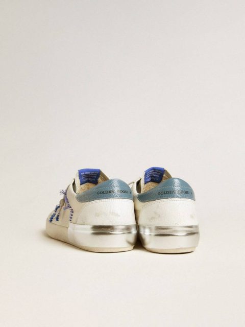 Men’s Super-Star Ltd In Nappa With Embroidered Star And Leather Heel Tab Super-Star Men Golden Goose - Image 4