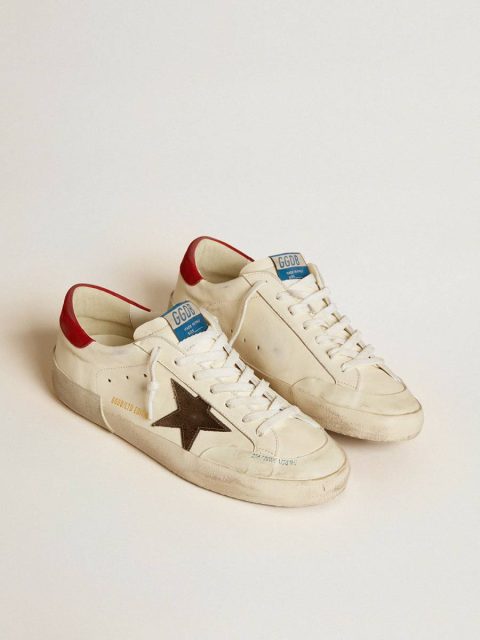 Men's Super-Star Ltd In Nappa With Metallic Star And Nubuck Heel Tab Golden Goose Men Super-Star - Image 2