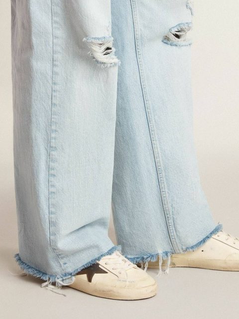 Men's Super-Star Ltd In Nappa With Metallic Star And Nubuck Heel Tab Golden Goose Men Super-Star - Image 3