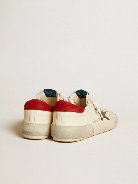 Men's Super-Star Ltd In Nappa With Metallic Star And Nubuck Heel Tab Golden Goose Men Super-Star - Image 5