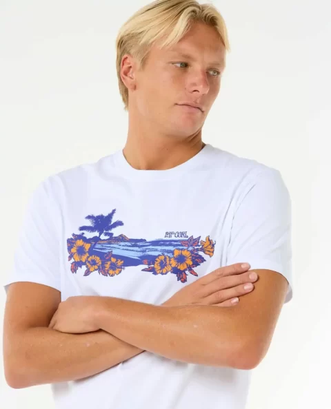 Mens Surf Paradise Tee Rip Curl Tees & Tanks