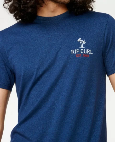 Mens Tees & Tanks Hallmark Embroidery Tee Rip Curl - Image 5