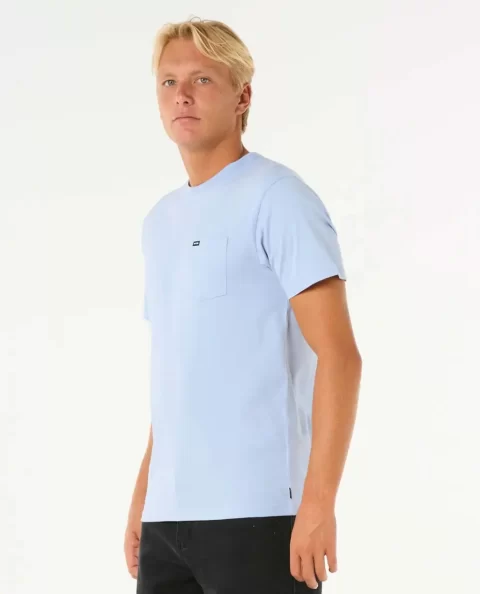 Mens Tees & Tanks Rip Curl Plain Pocket Tee - Image 2