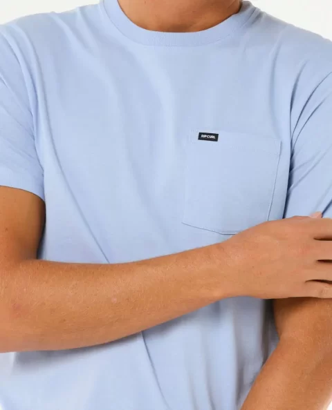 Mens Tees & Tanks Rip Curl Plain Pocket Tee - Image 5