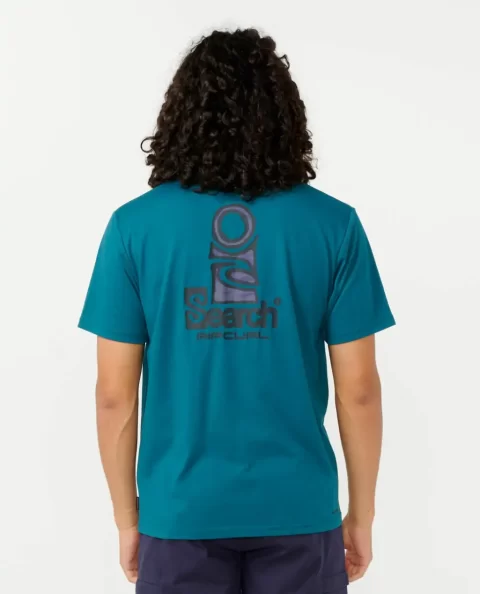 Mens Tees & Tanks Rip Curl Vaporcool Search Stack Tee - Image 3