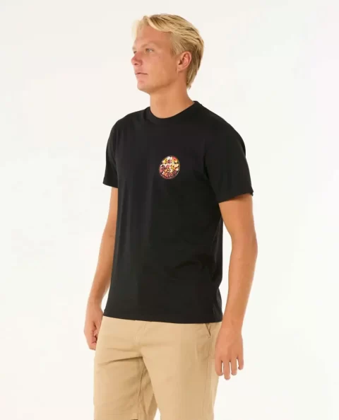 Mens Tees & Tanks Rip Curl Wettie Passage Icon Tee - Image 2
