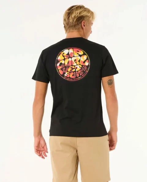 Mens Tees & Tanks Rip Curl Wettie Passage Icon Tee - Image 3