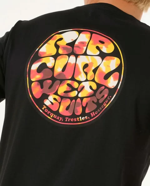 Mens Tees & Tanks Rip Curl Wettie Passage Icon Tee - Image 5