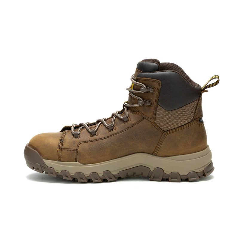 Men's Threshold Rebound Waterproof Composite Toe Work Boot Men Cat Pyramid Boots - Image 4