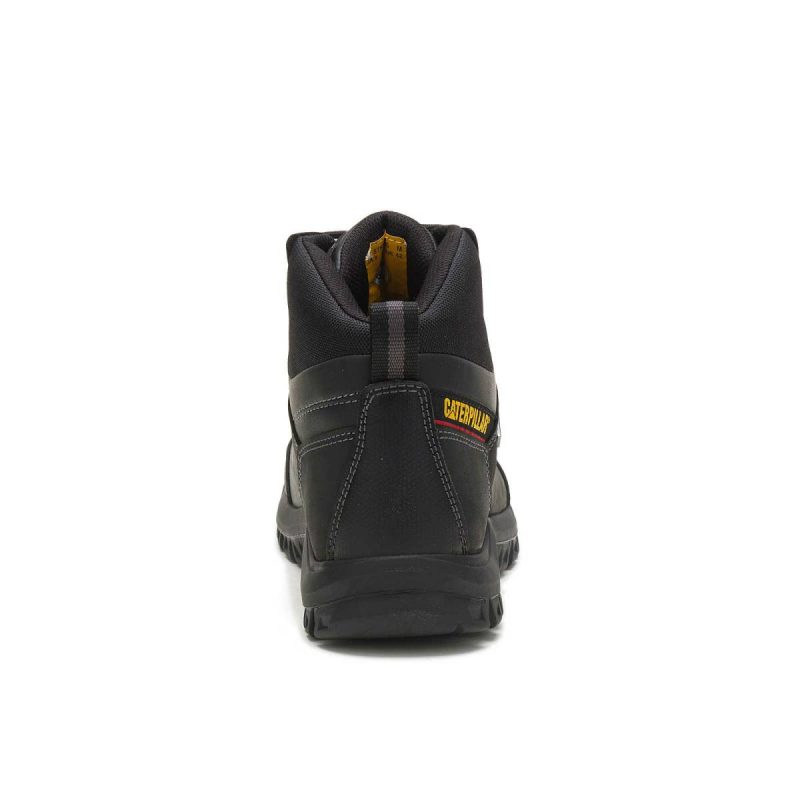 Men's Threshold Waterproof Steel Toe Work Boot Boots Cat Black Men - Image 4