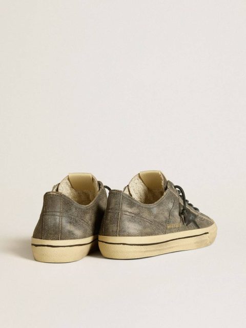 Men’s V-Star In Black Suede With Black Leather Star Men V-Star Golden Goose - Image 5