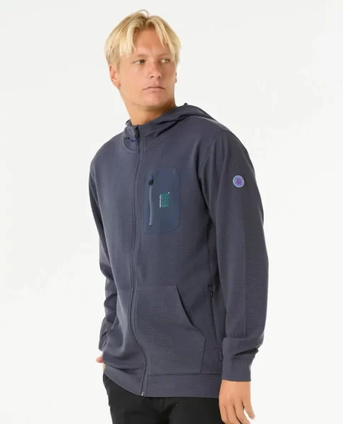 Mens Vaporcool Search Zip Through Hood Rip Curl Hoodies & Fleece - Image 2