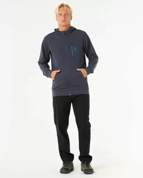 Mens Vaporcool Search Zip Through Hood Rip Curl Hoodies & Fleece - Image 4