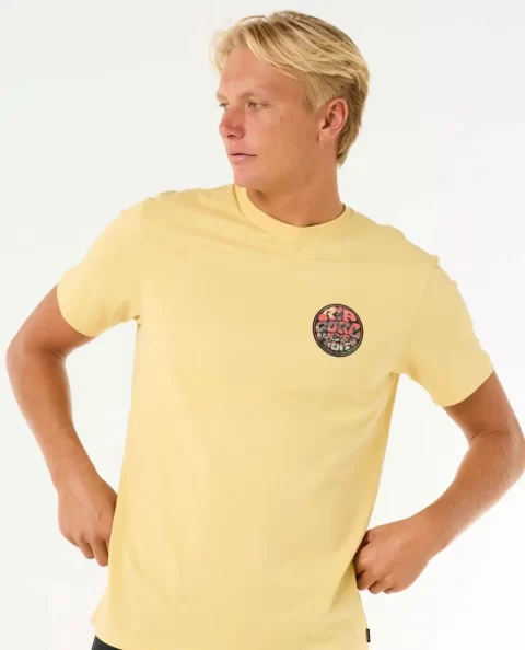 Mens Wettie Passage Icon Tee Rip Curl Tees & Tanks