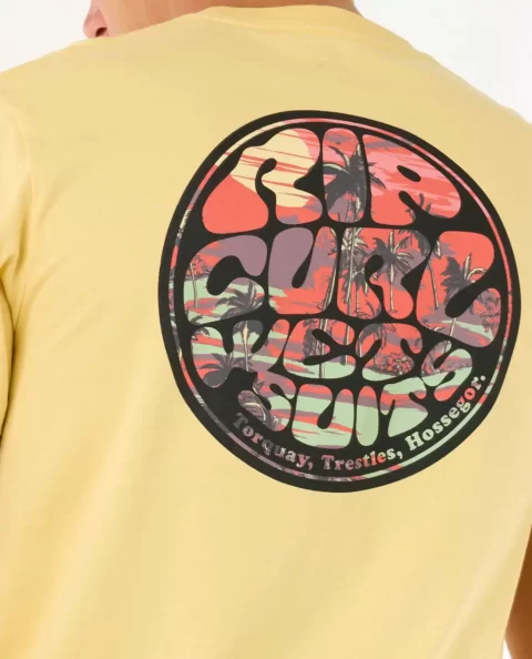 Mens Wettie Passage Icon Tee Rip Curl Tees & Tanks - Image 5