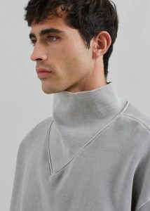 Micah Sweatshirt - Light Grey Grey Men The Frankie Shop Tops - Image 2